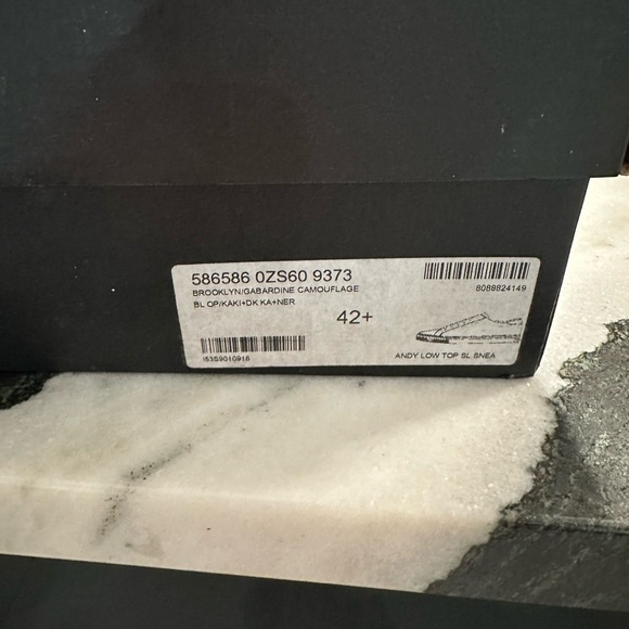 Saint Laurent white Andy camouflage logo sneaker size 42.5 men’s - Picture 5 of 8